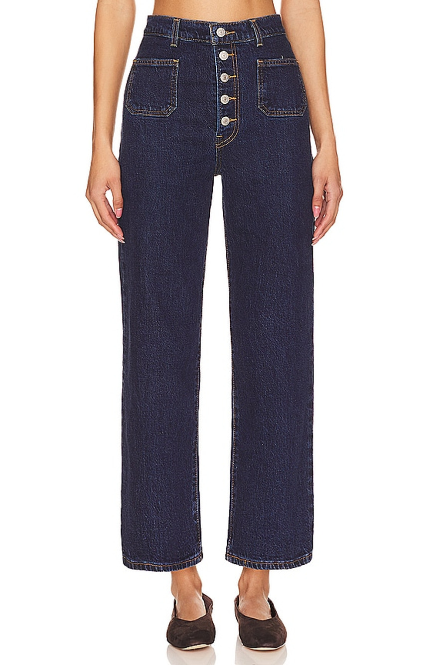 Levi'S High-Rise From A Dream Ribcage Straight Ankle Denim Jeans Size 27